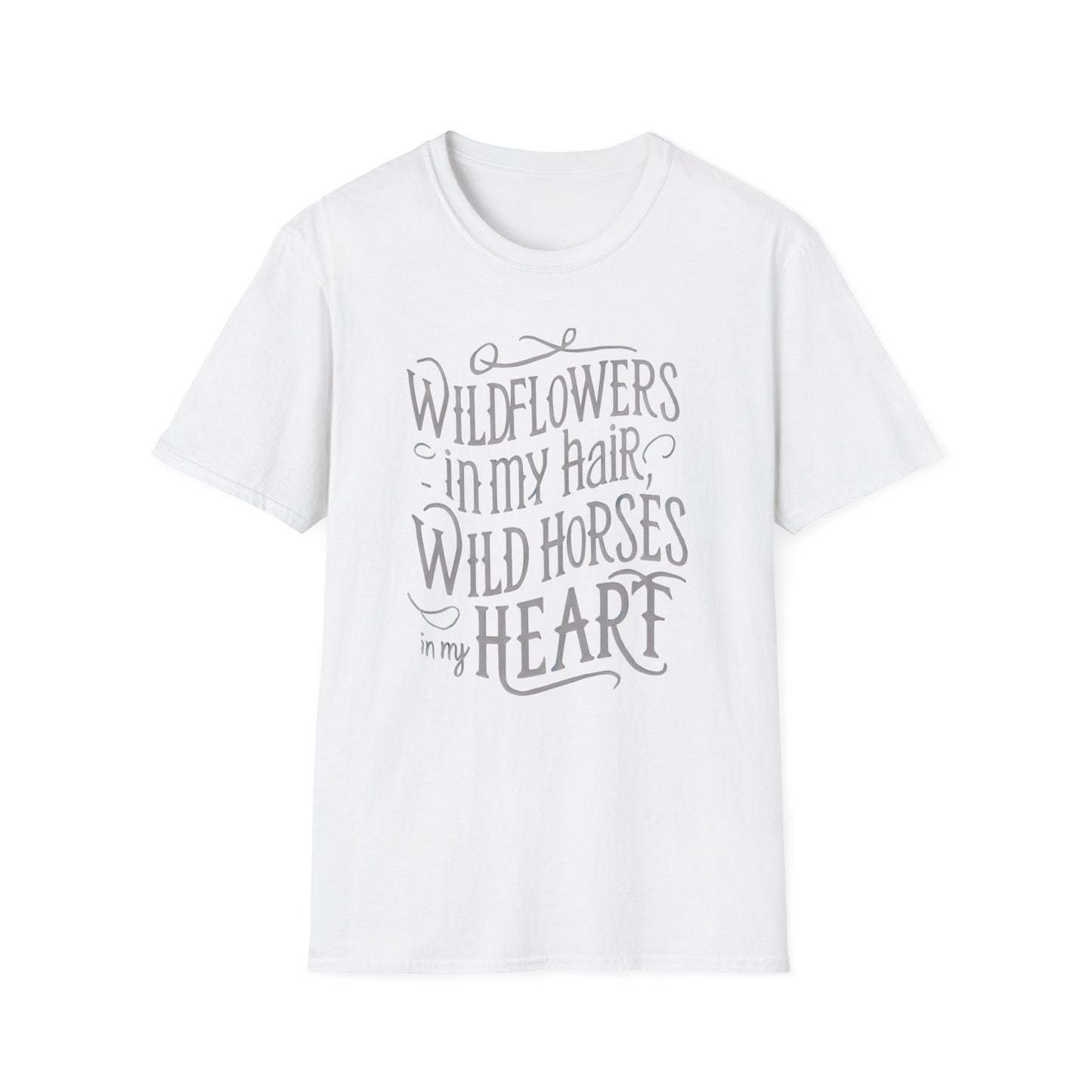 Wildflowers & Wild Horses  T-Shirt