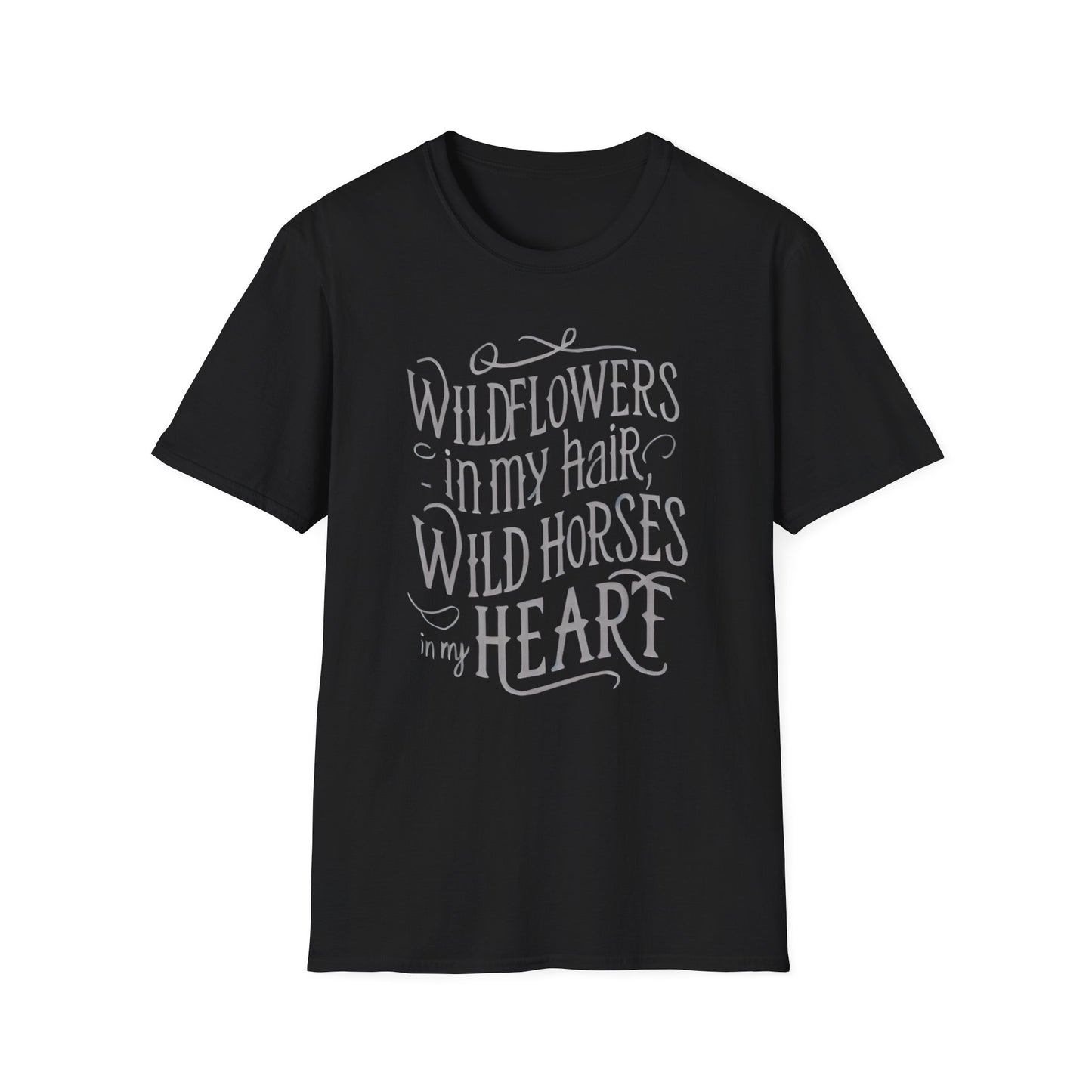 Wildflowers & Wild Horses  T-Shirt