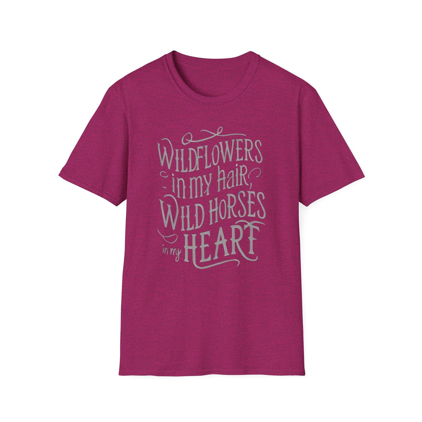 Wildflowers & Wild Horses  T-Shirt